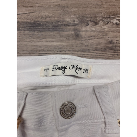 Indigo Rein white ankel jeans sz 3 - Picture 5 of 5